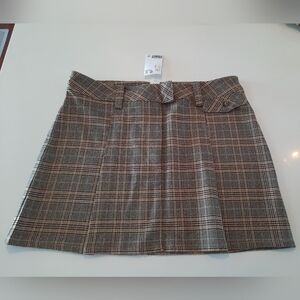 H&M NWT Plaid Skirt